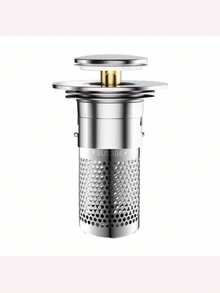 Waschbecken Wasserleck Stopper, Federkern mit Druckfunktion, Ablauffilter Netz, Universalteile für Waschtisch, Aufsatzwaschbecken, Aufsatzwaschbecken