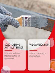 150g 水性防锈金属漆 - 防水防锈金属底漆，为铁门、楼梯、栏杆和各种金属表面提供持久保护 - 彩色 - 查看 4