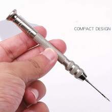 A Set Of Leather Sewing Awl Needle Kits, 1 Set Of Metal Hand Sewing Awls, Hand Needles For DIY Leather Crafts, Shoe And Bag Repair, Suitable For All Seasons - Gray - 1 Set (5 Pieces) - View 10