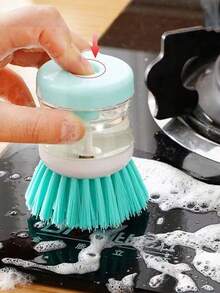 1PC.C.Multi-Purpose Cleaning Brush, Oil-Free Kitchen Pressing Pan Wash Brush, Automatic Dishwashing Brush