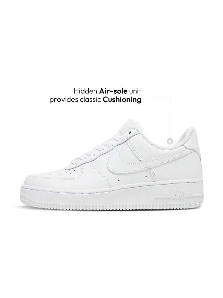 Nike Air Force 1 LE 男女款运动鞋经典篮球休闲日常舒适耐用皮革气垫白色 DH2920-111 - 白色 - 查看 1