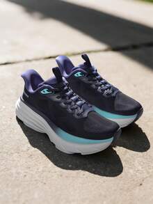 Women's Slip On Walking Shoes Hands-Free Cushion Running Tennis Non-Slip Comfortable Gym Workout Athletic Breathable Fashion Sneakers SwiftLite - 藍色 - 查看 1