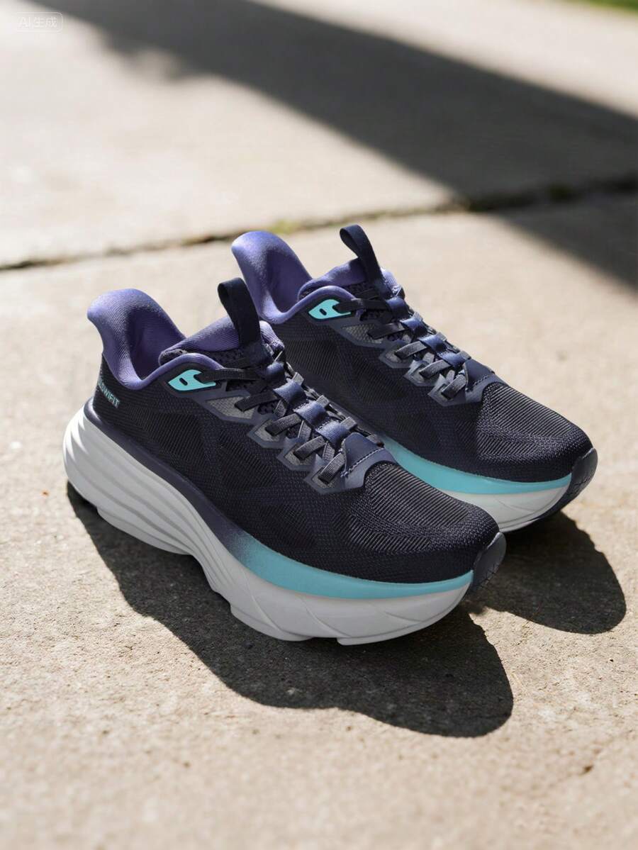 Women's Slip On Walking Shoes Hands-Free Cushion Running Tennis Non-Slip Comfortable Gym Workout Athletic Breathable Fashion Sneakers SwiftLite - 藍色 - 查看 1