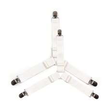 2/4 Pieces Of Bed Sheet Fastening Straps, Adjustable Triangular Elastic Shoulder Clips, Suitable For Bed Sheets, Mattress Covers, Sofa Cushions, And Household Use