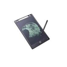Tableta de escritura LCD plana para dibujar, dibujar, dibujar, cuaderno digital o bloc de notas con bolígrafo, ideal para que niños y estudiantes la usen como borrador en la escuela. - Negro - Ver 2