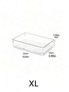 4 Pieces/Set, 87 Pieces/Set, 16 Pieces/Set, 25 Pieces/Set Transparent Pet Desktop Storage Box With Multi-Function Drawer, Kitchen Cosmetic Storage Box For Classifying Daily Items, Decorations, Fall Decorations, Party Decorations, Room Decorations, Home Decorations, Bedroom Decorations, Home Necessities, Must-Have For Back To School Season - Clear - View 14