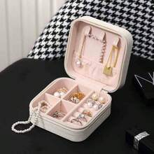 1pc Stylish Gothic Coffin Shaped Jewelry Box, Chic PU Leather Mini Jewelry Organizer Perfect For Earrings, Rings, Necklaces, And Bracelets – Portable Goth Storage Case Ideal For Halloween, Christmas, Back To School, Unique Gift Ideas For Fashion Enthusiasts And Collectors - Multicolor - View 7