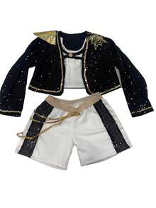 DISFRAS RUMI KPOP 3 PIEZAS - Blanco y Negro - Ver 4