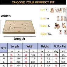 1pc Plush Thick & Enlarged Rectangular Pet Mat, Dog Bed, Cat Bed, Washable, Dirt-Resistant, Wear-Resistant, Soft & Comfortable, Suitable For Medium & Large Dogs And Cats, High-Quality Dog/Cat Bed, Multi-Season, Multiple Colors Available