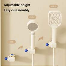 Soporte de ducha con ventosa extraíble para cabezal de ducha, para baño y niños