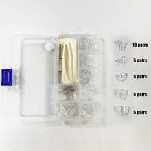 Glasses Nose Pad Set Non-Slip Different Sizes Eyeglass Nose Pads Replacement Maintenance Kit For Most Glasses Repair Accessories
