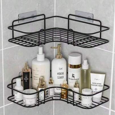 1 kệ phòng tắm, kệ đựng đồ trong phòng tắm, kệ tam giác không cần khoan, kệ đựng đồ nhà bếp không cần khoan, kệ đựng dụng cụ nhà bếp, đồ trang trí phòng, có thể dùng để đựng bàn chải lau chùi, khăn lau, chất tẩy rửa, thích hợp cho nhà bếp, phòng ăn, tiệc tùng, tụ họp, quà tặng cho bạn bè, quà tặng cho gia đình, quà trang trí Giáng sinh, đồ trang trí nhà cửa, quà Giáng sinh, quà tặng nhà cửa, đồ trang trí phòng