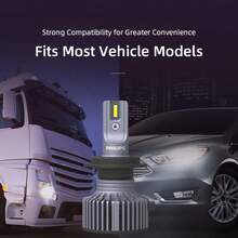 1pc Philips Ultinon Pro3015 LED Car Headlight Bulb With 6000K High Brightness White Light Suggest Purchasing Two Replacements For Better Results - Multicolor - View 6