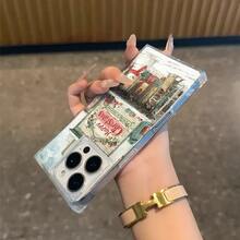 Un teléfono con temática de estilo vintage hecho de bloques, compatible con los modelos 16 Pro, 16, 15 Pro, 14, 14 Plus, 13, 13 Pro, 12 Pro y 12 Pro. Este diseño creativo ofrece una cobertura totalmente transparente y resistencia a los golpes, mostrando un alto atractivo estético. - transparente - Ver 6