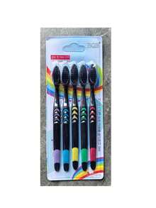 10/20 Stücke weiche Zahnbürste mit kleinem Mond, Bambus-Holzkohle-Borsten, extra fein und extra weich, Erwachsene und Studenten, Einweg-Zahnbürste, kann mehrmals verwendet werden, Badezimmer-Dekoration, Herbst-Dekoration, Rückkehr zur Schule