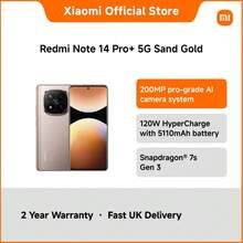 Redmi Note 14 Pro+ 5G (8GB+256GB / 12GB+512GB) – Snapdragon 7s Gen 3, 6.67" 1.5K CrystalRes AMOLED 120Hz, 200MP OIS Triple Camera, 120W HyperCharge, IP68 | AI-Enhanced Flagship With Pro-Grade Photography And Ultra-Fast Charging - UK Plug(220-240V) - View 3