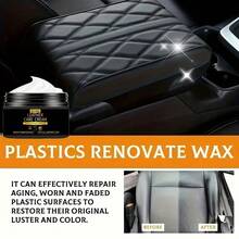 Automotive Interior, Leather Care Cream, Instrument Panel Polish, Seat Cushion Retreader, Reinforced Plastic And Leather Repair, Anti-Aging And Gloss, Used For Automotive Maintenance And Interior Decoration Care Products