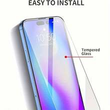 3 件屏幕保护膜 3 件相机保护膜兼容 16 15 14 13 12 11 Pro Max Plus 钢化玻璃屏幕保护膜相机镜头保护膜高清透明无气泡外壳防碎防刮前盖保护 - 非常适合作为送给朋友、家人、同事的小礼物屏幕保护必需品，适用于日常防护、办公室、家庭手机屏幕保护膜手机配件防水防震防摔防刮