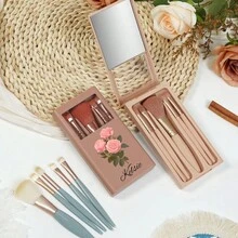 1PC Personalized Birth Flower Makeup Brush Box Set, Customized Wedding Gift, Bridal Party Gift, Bridesmaid Gift, Friend Birthday Gift. - one-size - View 8