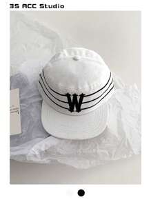 优雅英伦风复古格纹平顶帽，豹纹平檐高端刺绣棒球帽，网红同款，秋冬文艺范儿十足，时尚软顶鸭舌帽，大头很讨喜 - 平頂 - 查看 25