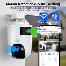 5G Dual-Band 3MP Security Camera | 360° PTZ, Color Night Vision, Indoor/Outdoor Use, 2-Way Audio, Motion Tracking