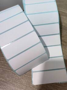 200pcs/100pcs Plain Color Labels Stickers, Easy To Use And Multipurpose Self-Adhesive Labels, 70*20mm Suitable For Office And School Student Labels, Barcode Printer Paper, Random Assorted,School Supplies,Back To School