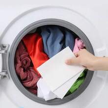 120片洗衣片，强效去污，香味怡人，浓缩清洁抗菌配方，适用于各种织物，必备洗衣产品，适合商务旅行、户外活动、露营、宿舍生活和居家清洁。 - 白色 - 查看 9