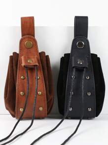 1 件中世纪朋克复古腰包文艺复兴户外腰包钱包旅行假日派对角色扮演角色扮演挂式零钱包，万圣节