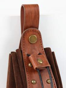 1 件中世纪朋克复古腰包文艺复兴户外腰包钱包旅行假日派对角色扮演角色扮演挂式零钱包，万圣节