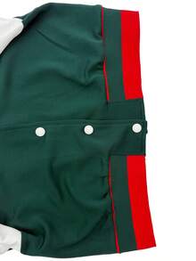 Damski elegancki, swobodny dwuczęściowy garnitur - europejska i amerykańska moda Damska kurtka patchworkowa - jednorzędowy garnitur baseballowy, damski garnitur jesienno-zimowy - swobodny, patchworkowy, prążkowany wzór, kurtka baseballowa i proste spodnie, odpowiedni na tańce, imprezy, randki, wesela, plaże, Halloween, Boże Narodzenie, Nowy Rok, Święto Dziękczynienia, damski garnitur modny