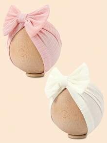 8 Farben Frühlings- und Herbststil bestickter Stirnband Hut mit Schleife Dekoration für 1-12 Monate alte Babys, gestrickte handgenähte Stretchstoff Baby Mädchen und Baby Jungen Kleidung, Schleife Haarschmuck für Mädchen, Kinderzubehör, süße Dekorationen für Babyprodukte, Kinderzubehör, Stirnbänder, Mädchen Haarschmuck, Mädchen Kleidung