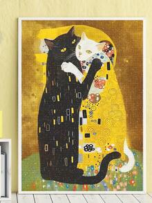 5D DIY Diamond Painting | Premium 5D DIY Diamond Painting Set. High-Definition Kitty Diamond Dot Painting, Handmade Decorative Art, Helps Develop DIY Skills And Concentration. Diamond Painting Gift. - Multicolor - View 2