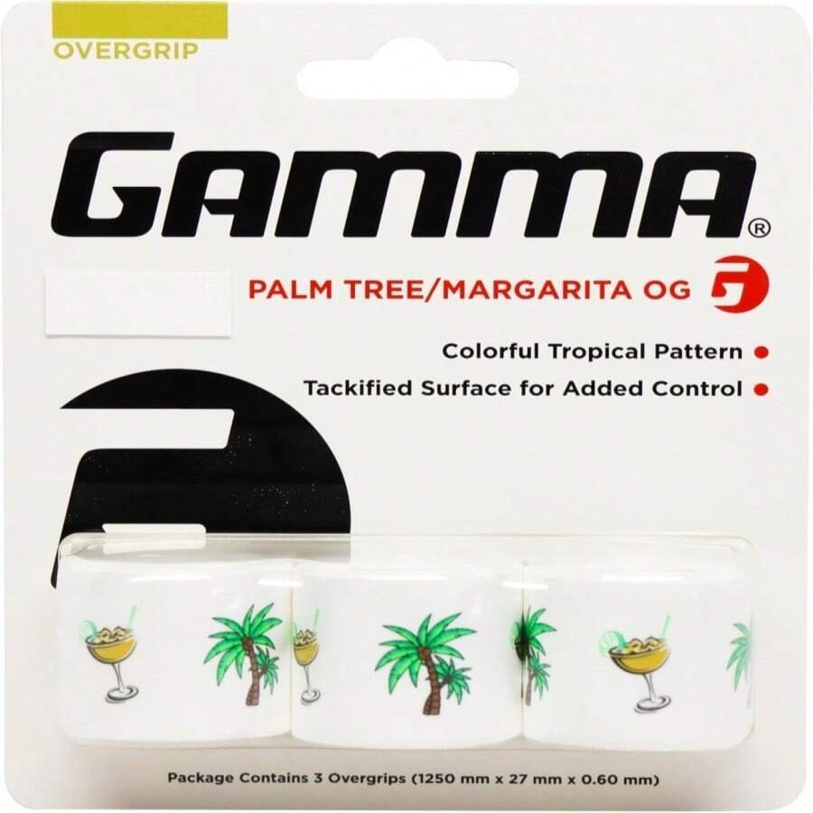 Gamma Overgrip Manico Blaze – Confezione Da 3 Grip Neri Con Fiamme Per Tennis