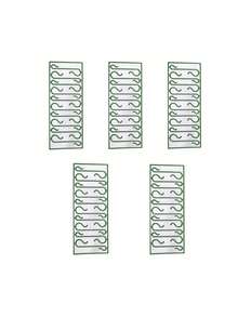 50/100 pièces Crochet de décoration de Noël, accessoires quotidiens de Noël, petit crochet pendentif, outil pendentif, parfait pour les décorations de fêtes, les ornements festifs, la décoration de scène, la décoration de festivals, la décoration de chambre, la décoration de maison, la décoration de bureaux, la décoration de fête à thème, la décoration de Noël d'hiver