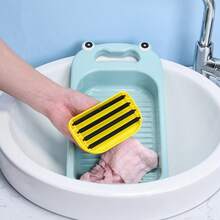 Thick Slouchy Mini Dorm Socks, Non-Slip Laundry Scrub Board Household Appliance