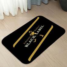 Johnnie Walker Doormats Home Carpet Entrance Door Mats Modern Decor Carpet Bathroom Floor Mats 263 - màu đen - Xem 1