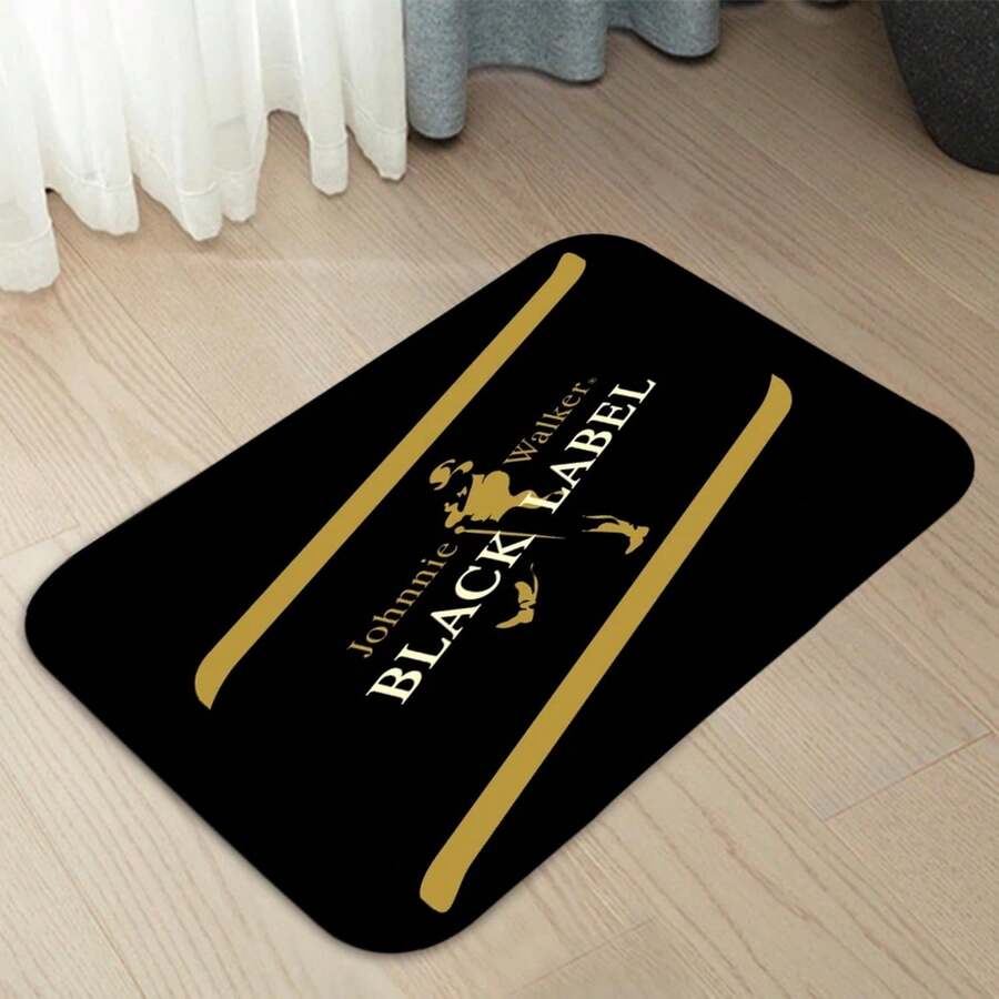 Johnnie Walker Doormats Home Carpet Entrance Door Mats Modern Decor Carpet Bathroom Floor Mats 263 - màu đen - Xem 1