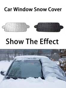 Winter Car Snow Windshield Cover, Ice & Snow Blocker, Sun Shade For Front Windshield