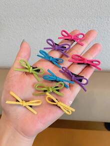 20/10pcs/Set Pink Purple Little Girls Hair Clips, Hair Clips, Bangs Clips, Harmless Hair Accessories, Suitable For Daily Use