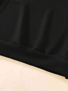 Big Worms Ice Cream Graphic Print Hoodie - Soft Polyester, Regular Fit, Hooded, Long Sleeve, Slight Stretch, Machine Washable - Perfect For Casual Daily Wear, Outdoor Activities, And Gift Ideas For Men And Teens - 黑色 - 查看 4