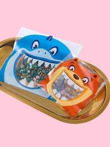 100 个卡通派对礼品烘焙包装自粘袋，密封糖果、糖果、饼干零食袋，用于烘焙饼干、巧克力、零食、甜点自制工艺品、透明自粘面包袋、派对用品烘焙派对礼品袋、婚礼派对礼品袋、节日礼品袋、厨房小工具 - 彩色 - 查看 7