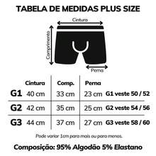 Kit Of 5 Men's Plus Size Boxer Briefs, Comfortable, Anti-Piggy Bank Cotton - Black - View 8