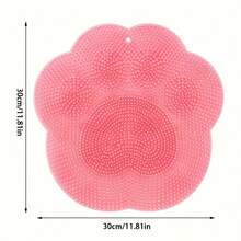 Set di tappetini da bagno per massaggio con ventose, senza alcol, tappetino per pulizia della schiena e massaggio dei piedi, esperienza doccia confortevole