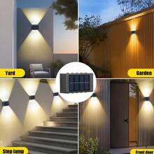 1/2 đèn tường năng lượng mặt trời 10 đèn LED, ánh sáng ấm/trắng, pin Ni-MH an toàn, đèn ngủ có cảm biến ánh sáng, đèn trang trí sân vườn ngoài trời, đèn đường sân vườn, đèn hành lang ngoài trời và đèn bàn trong nhà, đồ trang trí Giáng sinh, đồ trang trí Halloween, quà tặng trở lại trường - Đèn tường 10LED - Xem 5