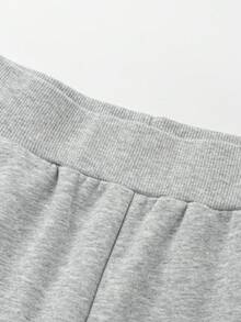 Balabala Boys 2 Pieces Set 2025 Fall New Sporty School Outfit - Light Gray - View 5