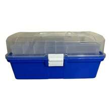 Maleta de Plastico Organizadora Multiuso Cores Variadas - Unidade - Azul - Visão 2