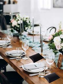 100/50/10个装纯色枕形盒，牛皮纸礼品包装盒，适用于婚礼、新娘送礼会、周年纪念、生日、节日派对回礼和装饰 - 彩色 - 查看 6