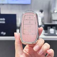 For ToyotaCAR, Car Key Case For ToyotaCAR Land Cruiser Venza RAV4 Prime Hilux Highlander Camry 4Runner 2019-2023 Car Smart Key Accessories Holder Protector - Hồng - Xem 3