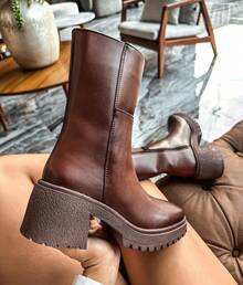 Women Ankle Boots & Booties - Redwood - View 2