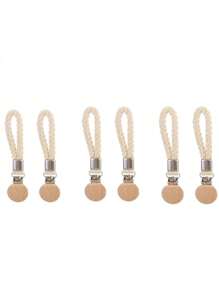 2 件毛巾夹，编织毛巾夹，家用浴室收纳夹，多用途挂钩夹，用于袜子、毛巾，家用收纳夹，家居浴室装饰浴室收纳秋季装饰，返校季 - 彩色 - 查看 12